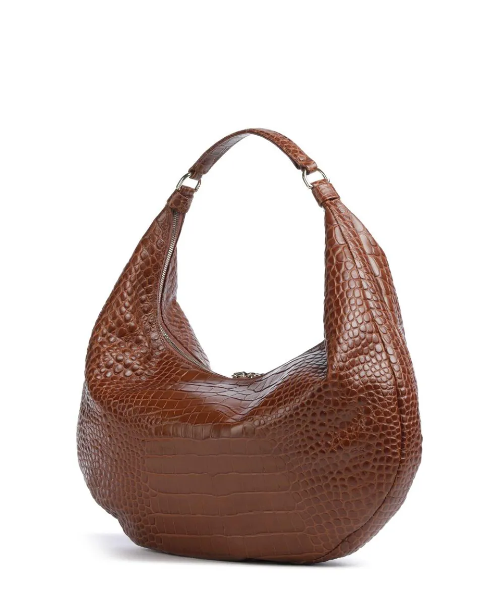 Cocco Mondial Nana Big Beuteltasche geprägtes Leder braun