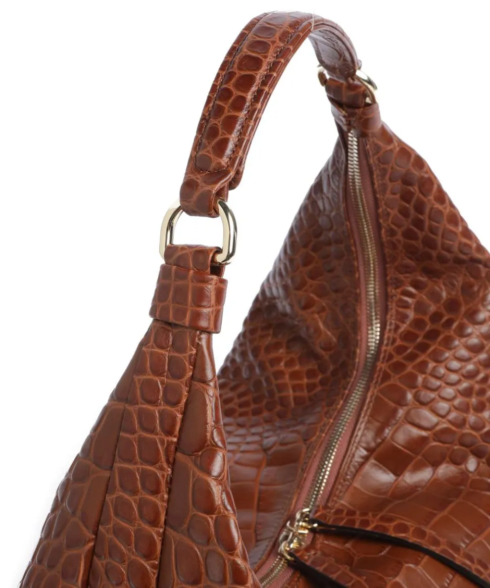 Cocco Mondial Nana Big Beuteltasche geprägtes Leder braun