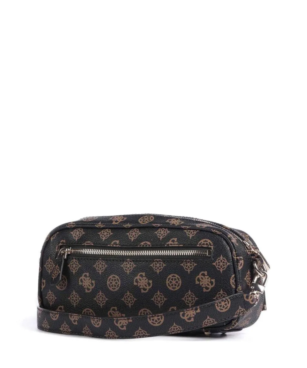 Power Play Umhängetasche Lederimitat dunkelbraun