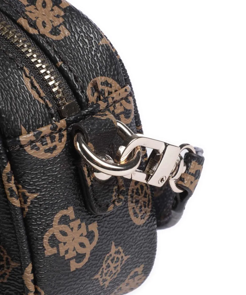 Power Play Umhängetasche Lederimitat dunkelbraun