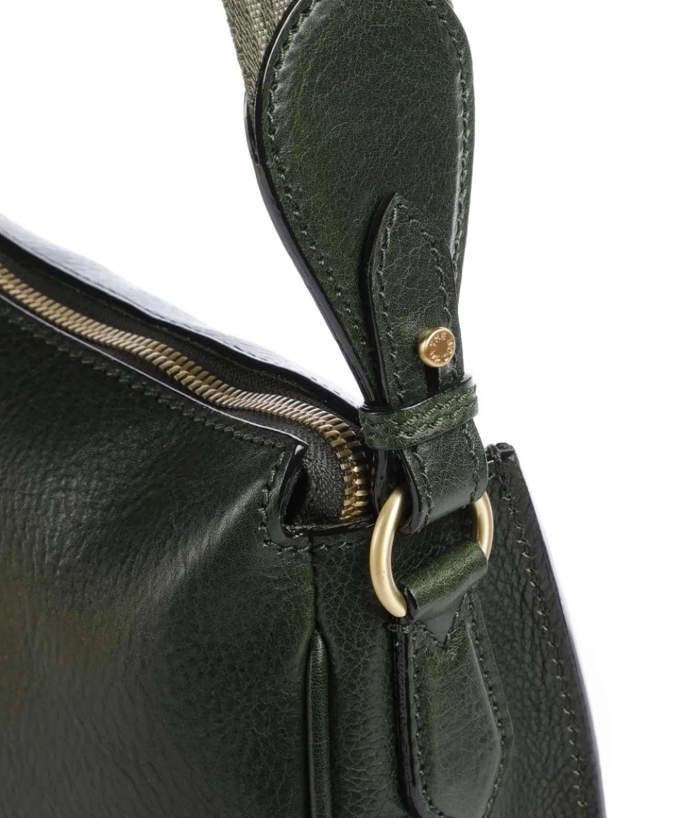 Isadora Umhängetasche genarbtes Rindsleder khaki