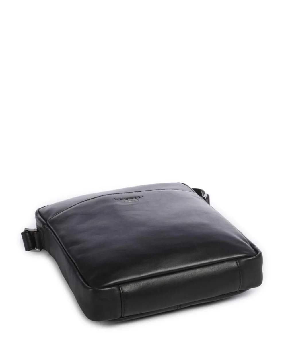 Romeo Umhängetasche fein genarbtes Rindsleder schwarz