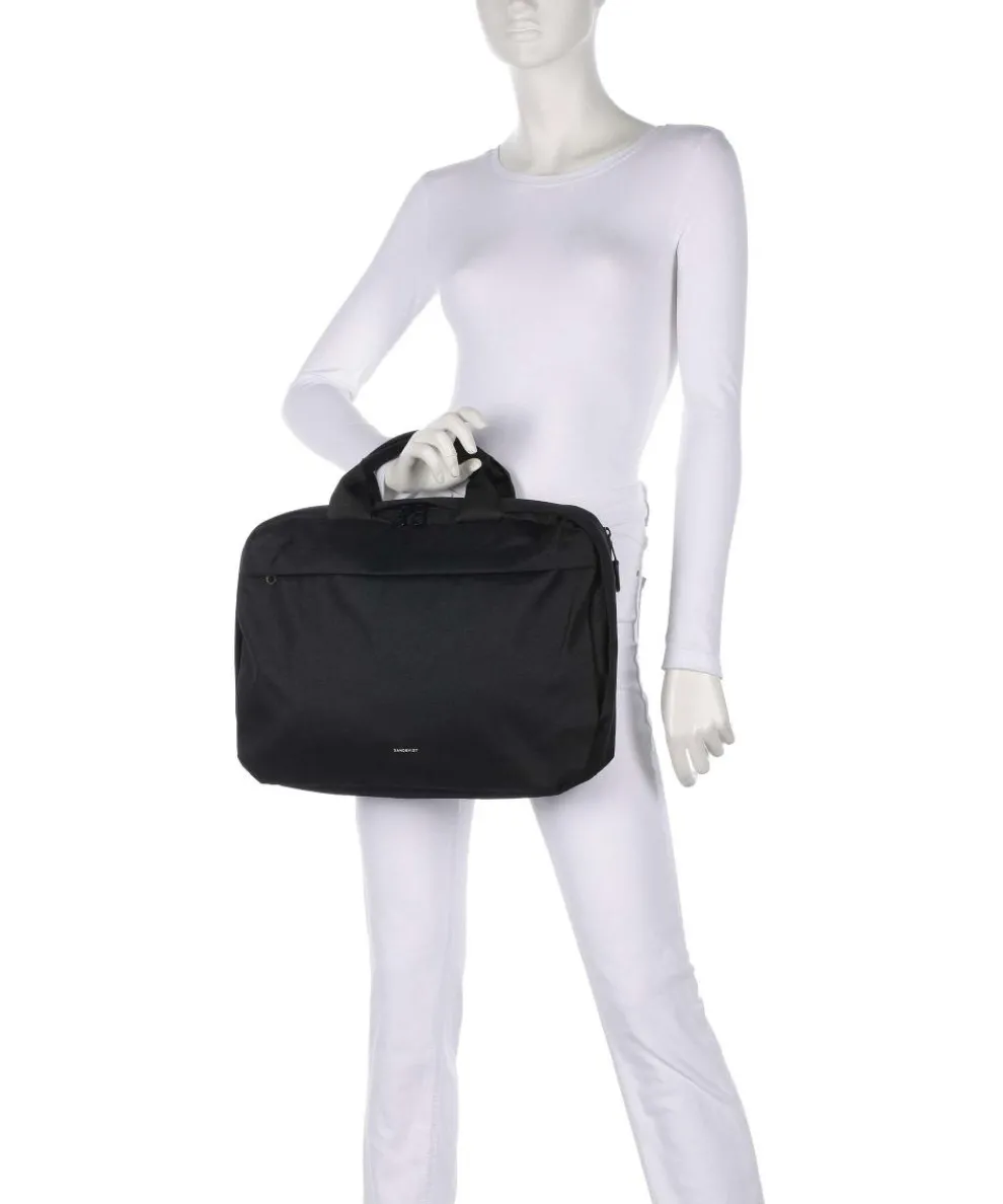 Go Aktentasche 16″ recyceltes Polyester schwarz