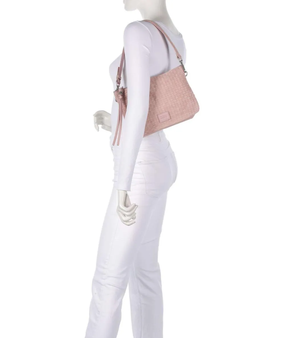 Weave Harmony Schultertasche Schafsleder rosa