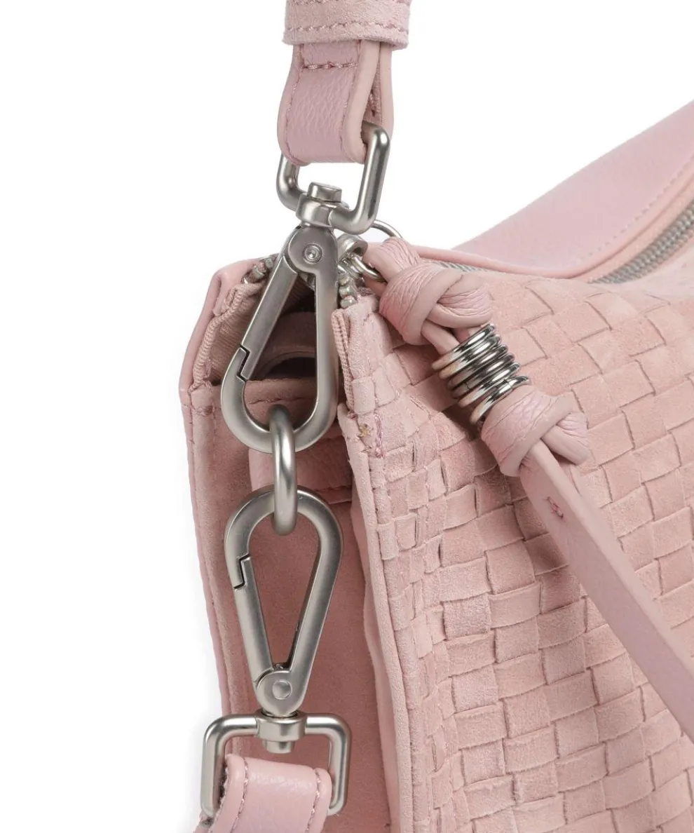 Weave Harmony Schultertasche Schafsleder rosa