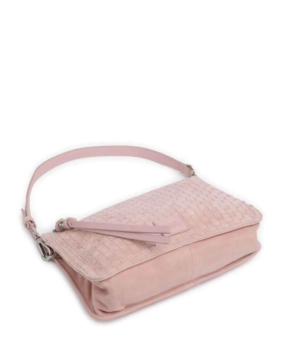 Weave Harmony Schultertasche Schafsleder rosa