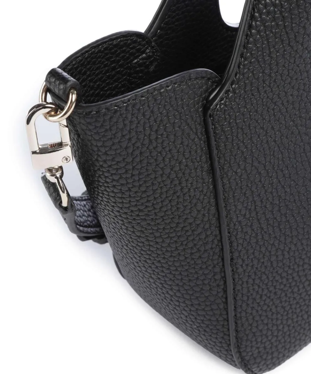 Calista Mini Umhängetasche Lederimitat schwarz