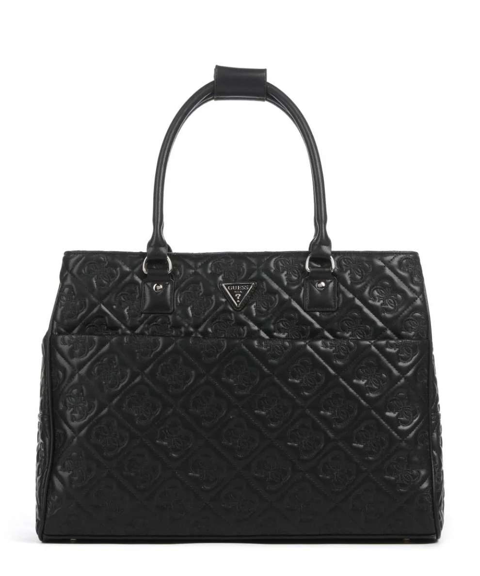 Adelasia Handtasche 17″ Lederimitat schwarz