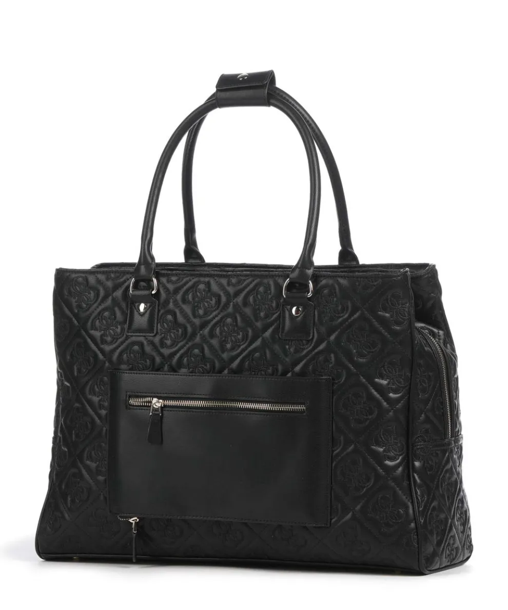 Adelasia Handtasche 17″ Lederimitat schwarz