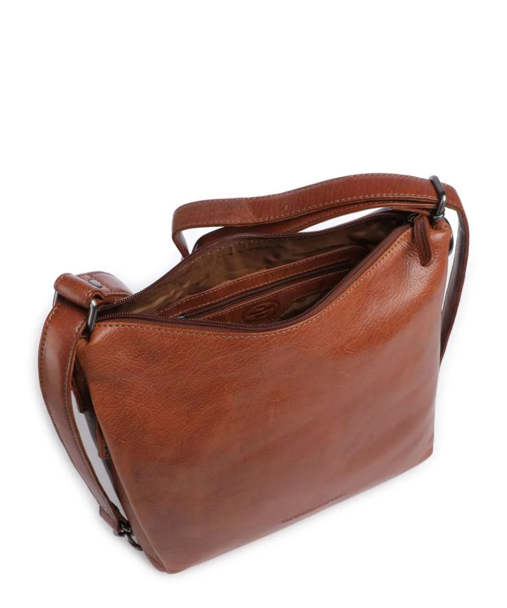 Novum Letizia Rucksack-Tasche Leder cognac