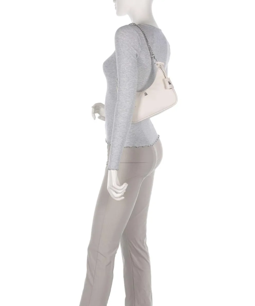 BRISKY-R Schultertasche Lederimitat beige