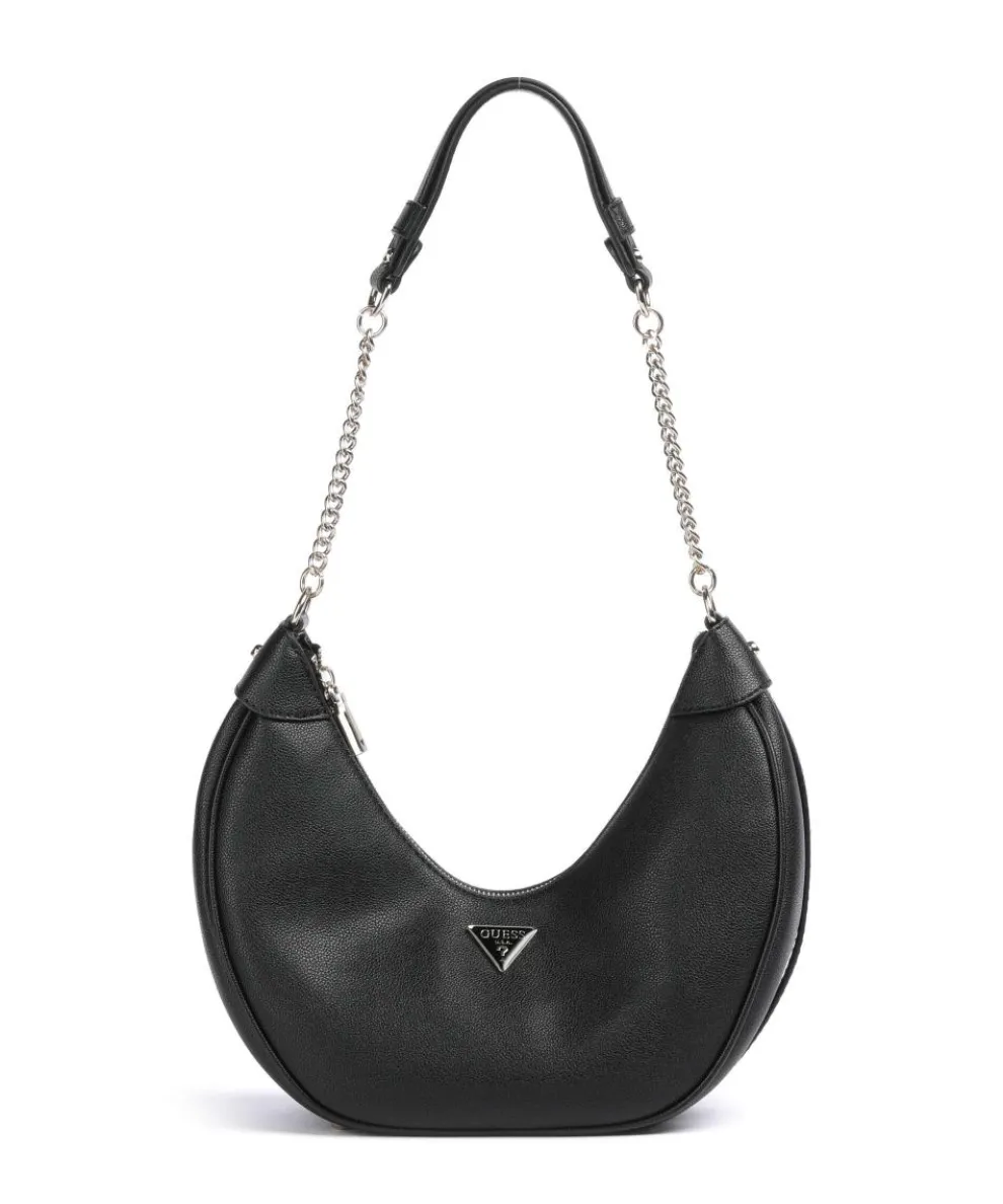 Fedora Schultertasche Lederimitat schwarz