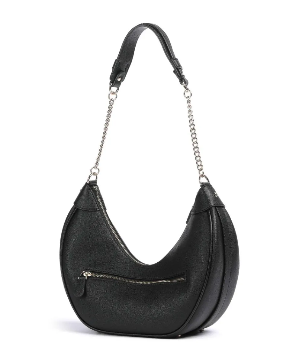 Fedora Schultertasche Lederimitat schwarz