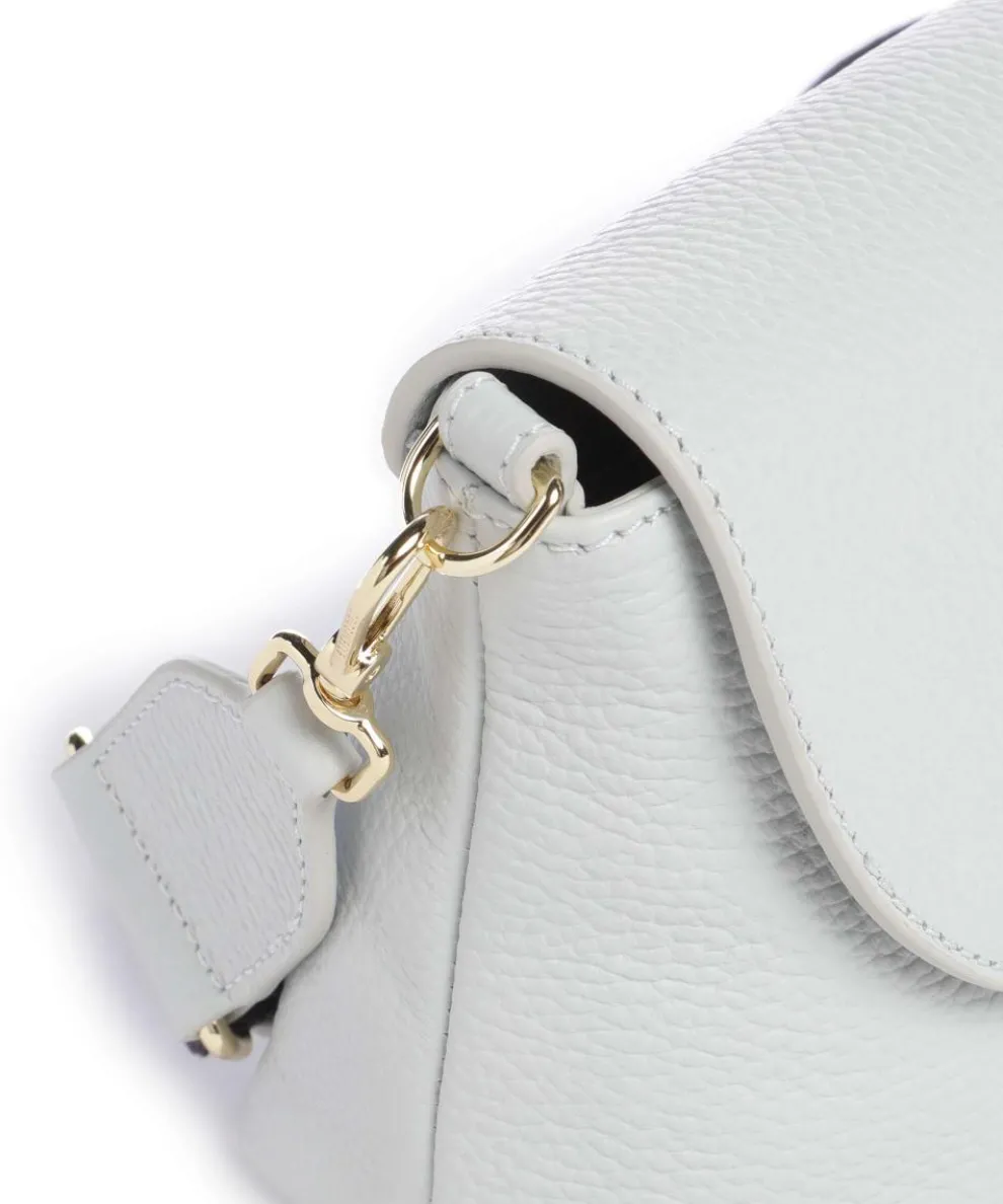 Paulina Umhängetasche Leder hellblau