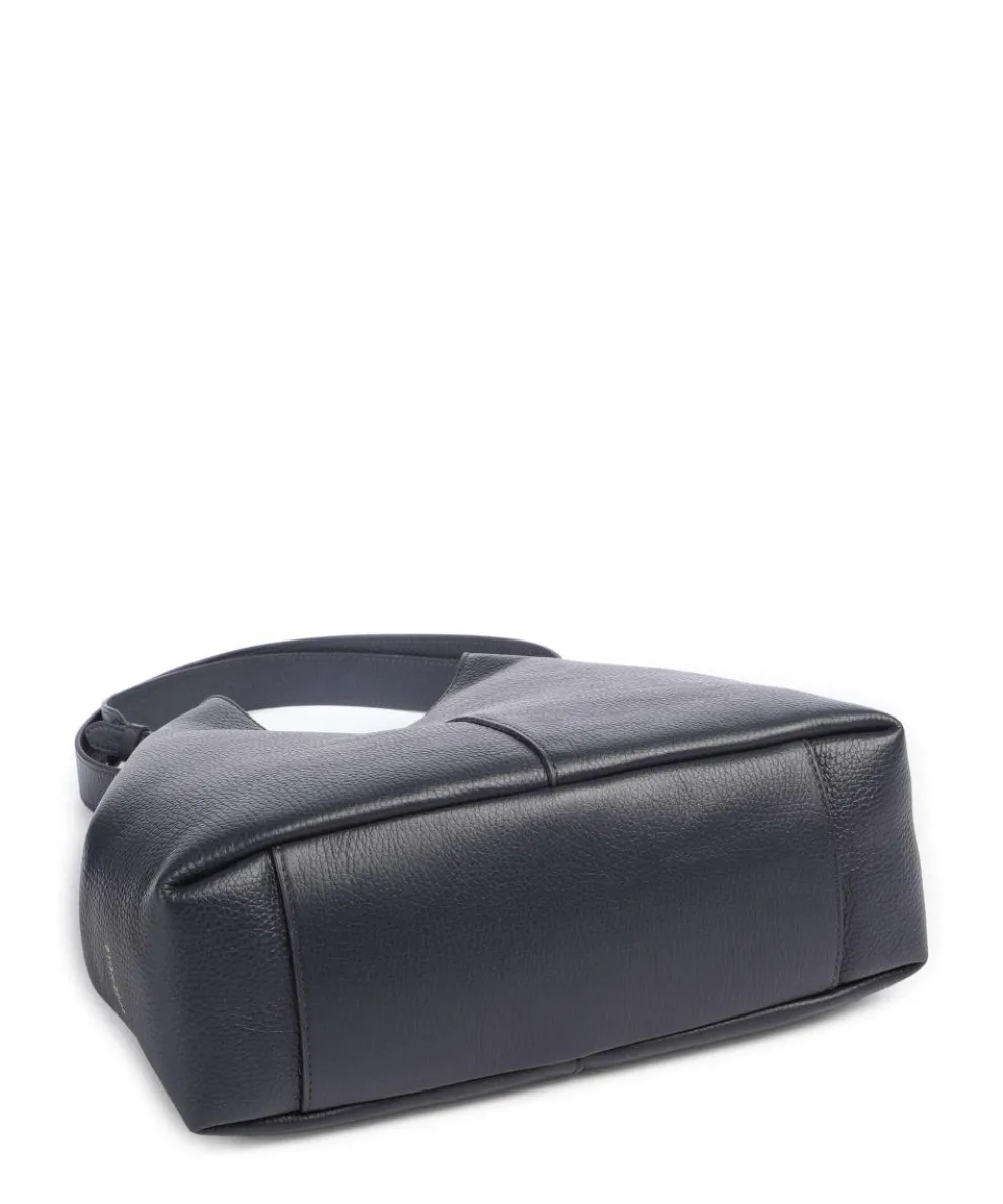 C-Easy Beuteltasche genarbtes Rindsleder navy