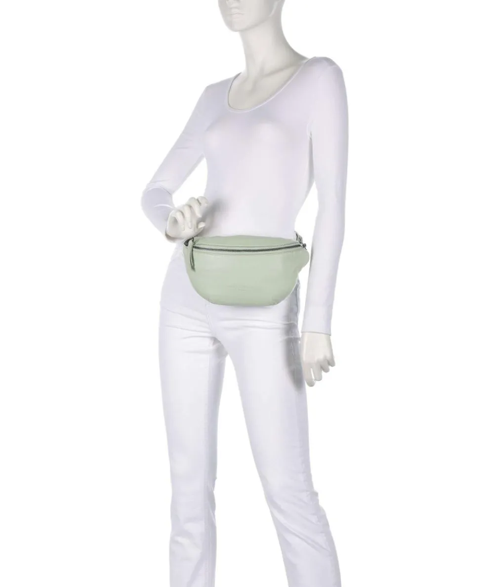 Tavia Sheep Natural Gürteltasche Schafsleder mintgrün