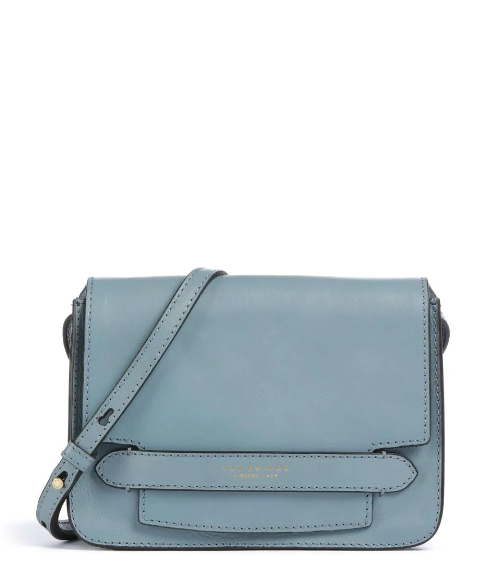 Lucrezia Umhängetasche genarbtes Rindsleder blau