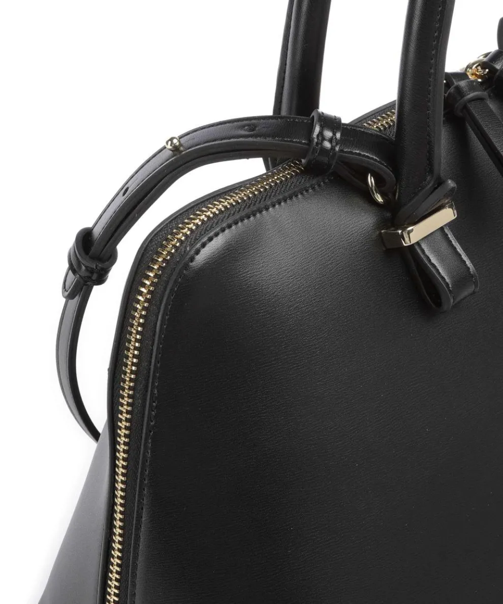 Megan L Handtasche Lederimitat schwarz