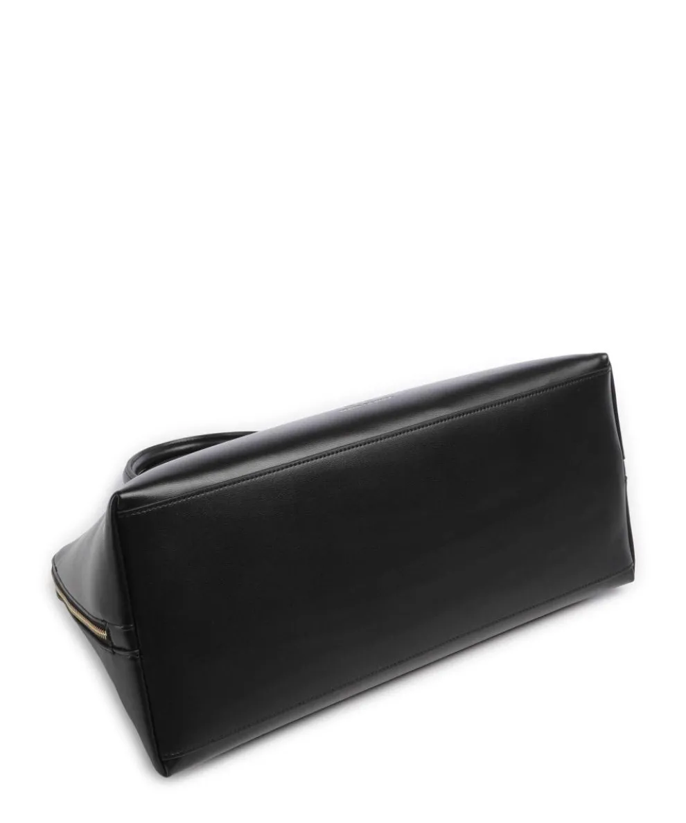 Megan L Handtasche Lederimitat schwarz