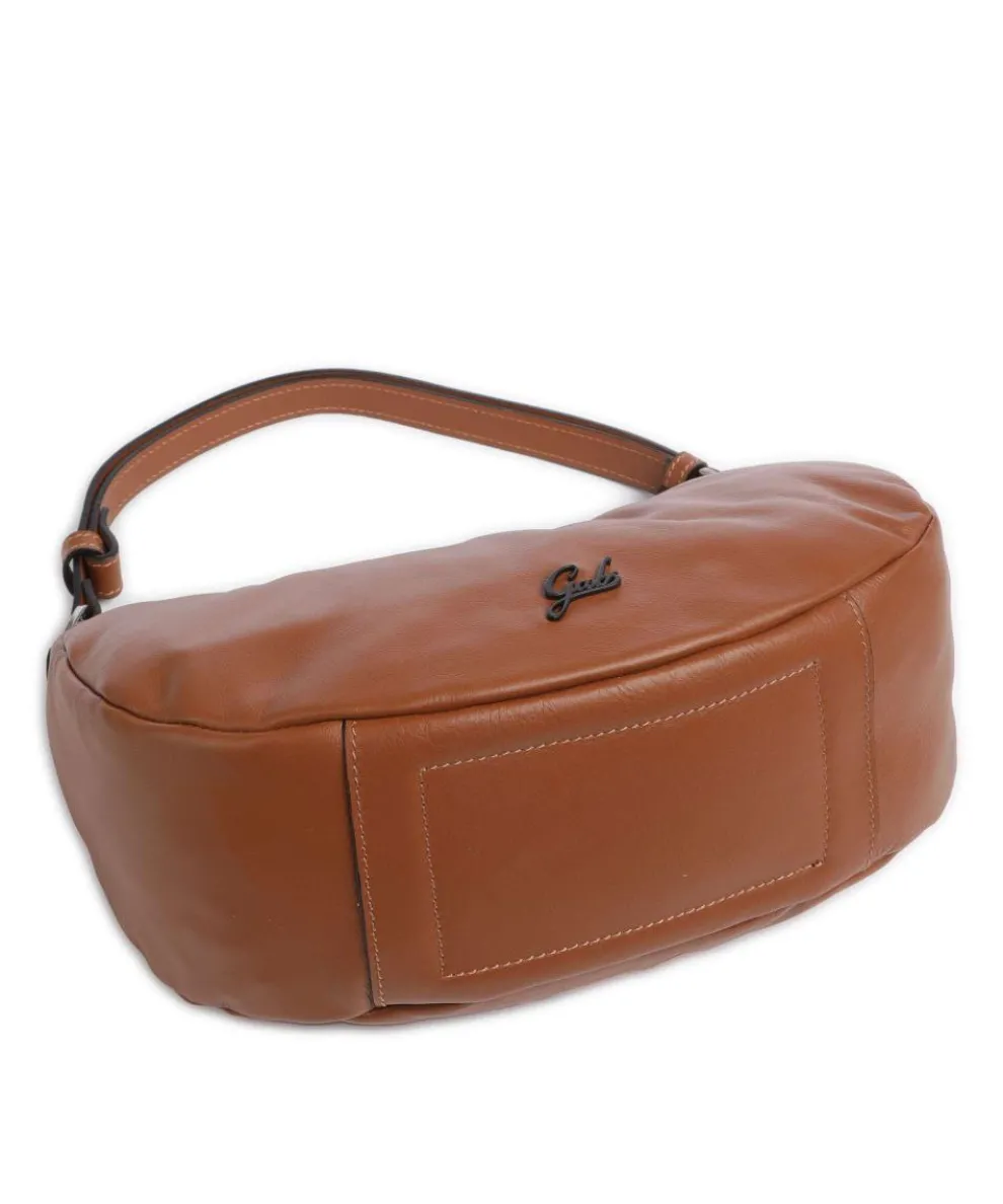 Icon Maite Schultertasche genarbtes Kalbsleder braun