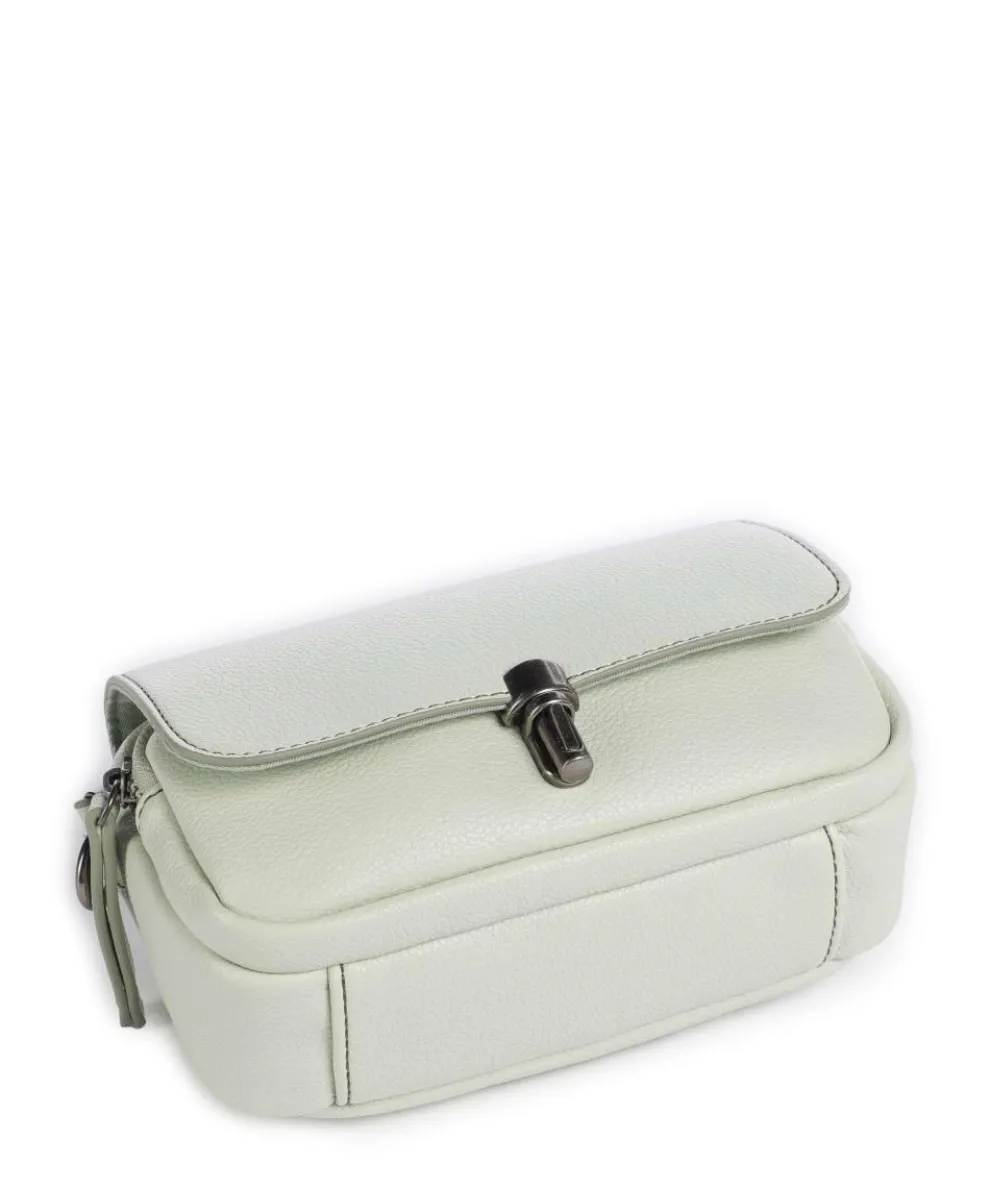 Bestie Umhängetasche recyceltes Leder mintgrün