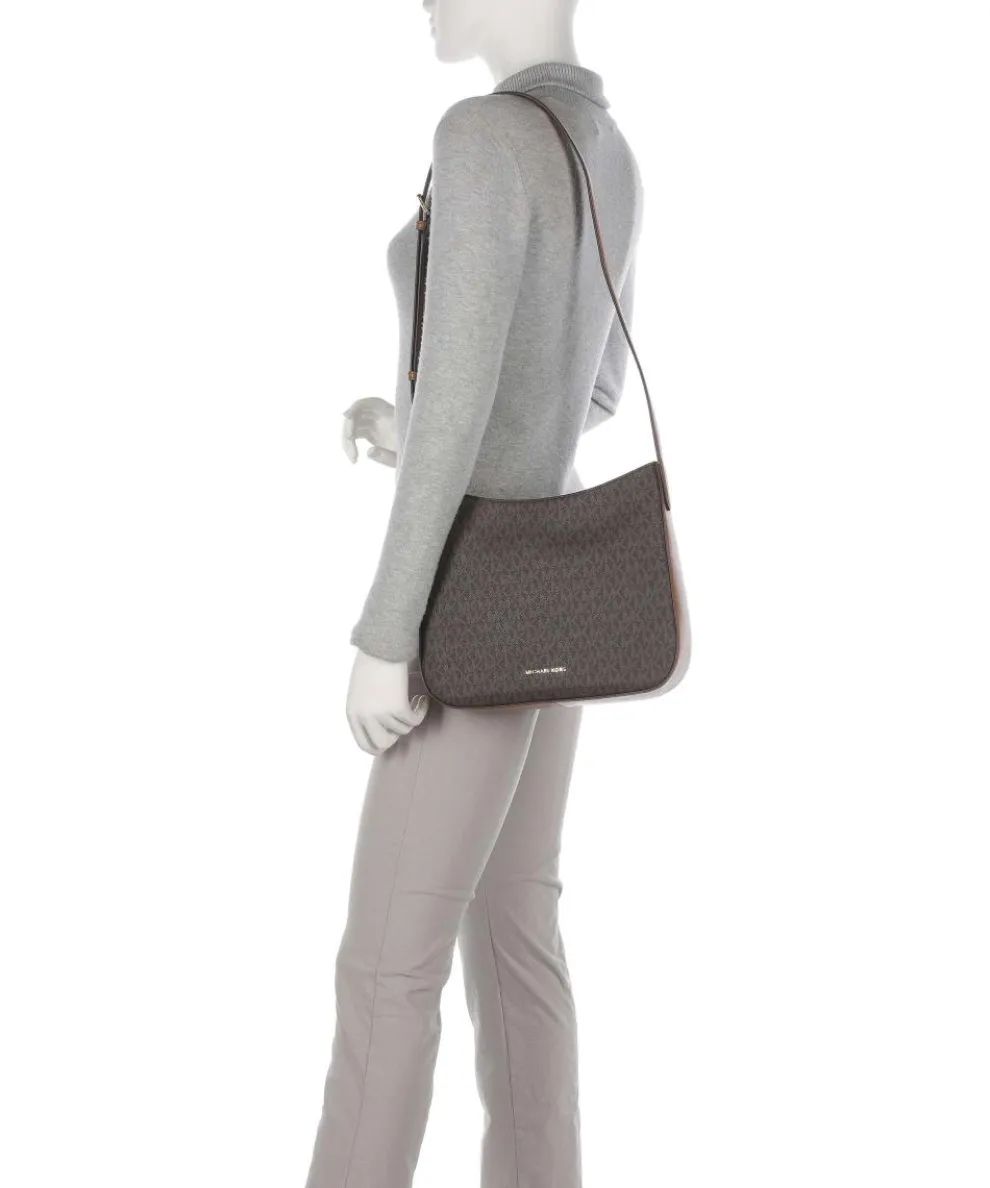 Kensington Beuteltasche Canvas dunkelbraun