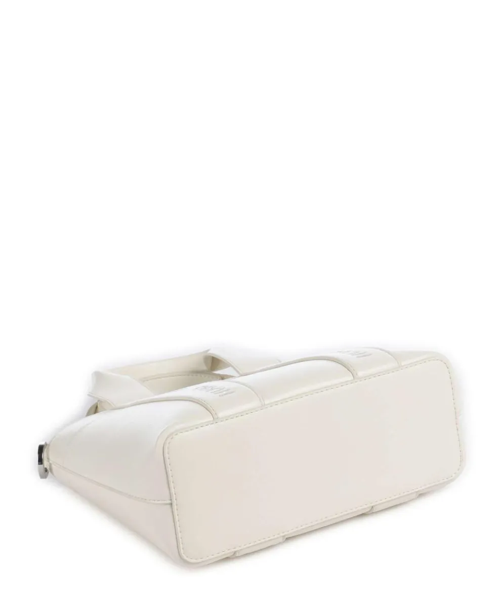 Becky Handtasche Lederimitat weiß