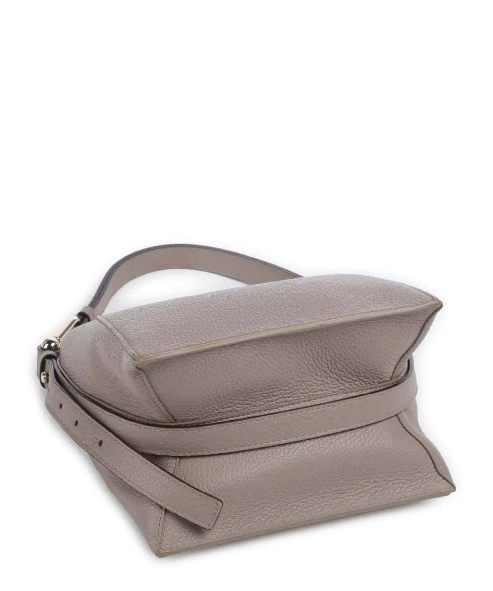 Nuvola Mini Beuteltasche genarbtes Kalbsleder taupe