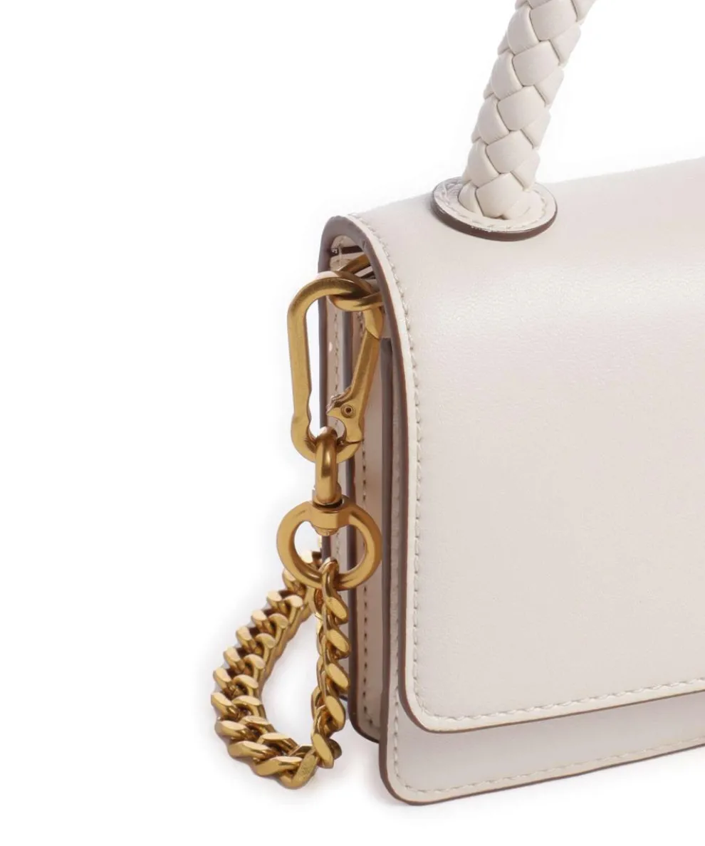 BRAGE Umhängetasche Lederimitat elfenbein