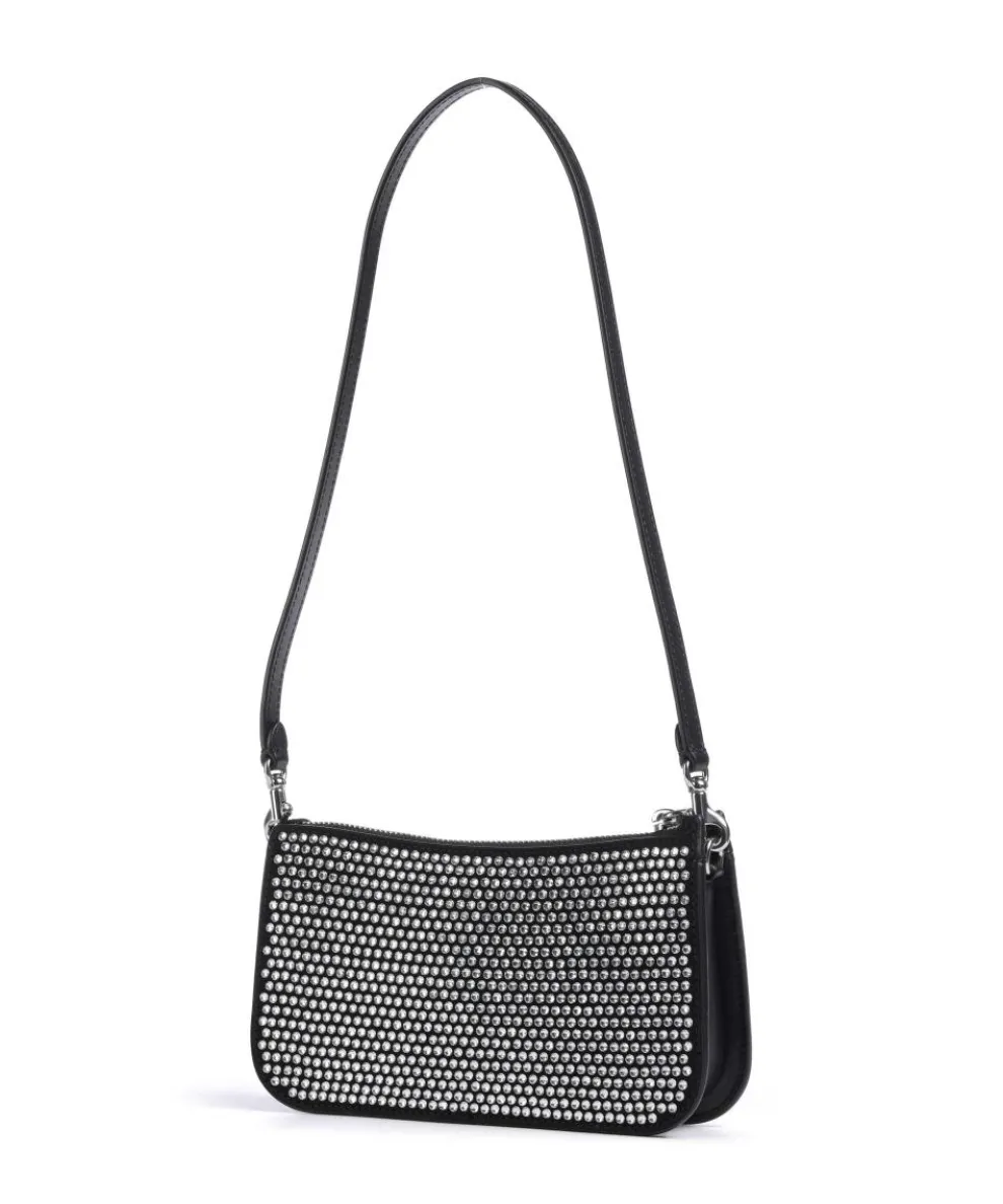 Penn Schultertasche Rindsleder schwarz