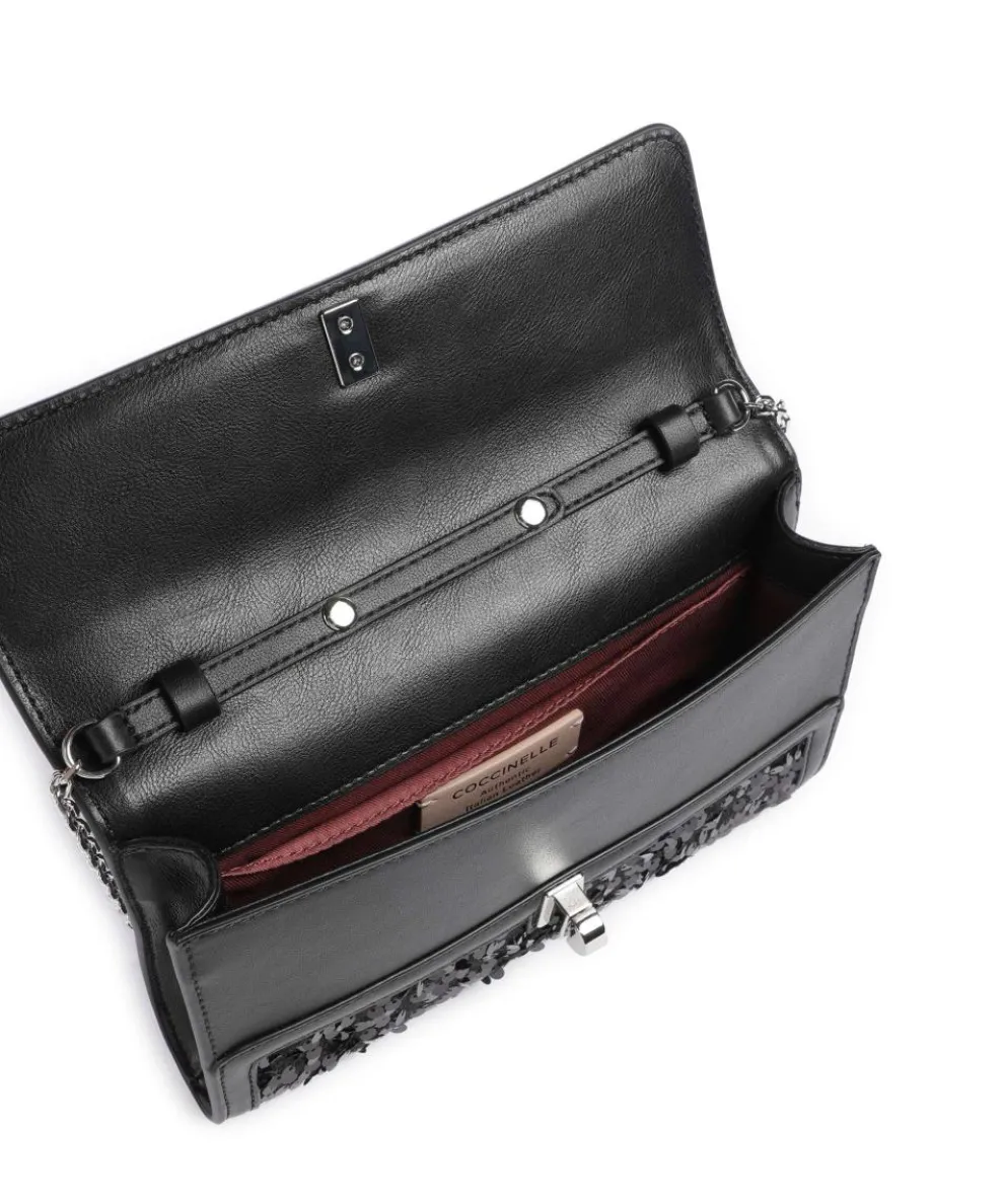 Magie 2Nite Umhängetasche Leder schwarz