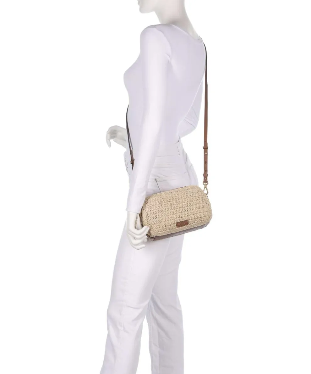 Dukes Place Umhängetasche Bast beige/braun