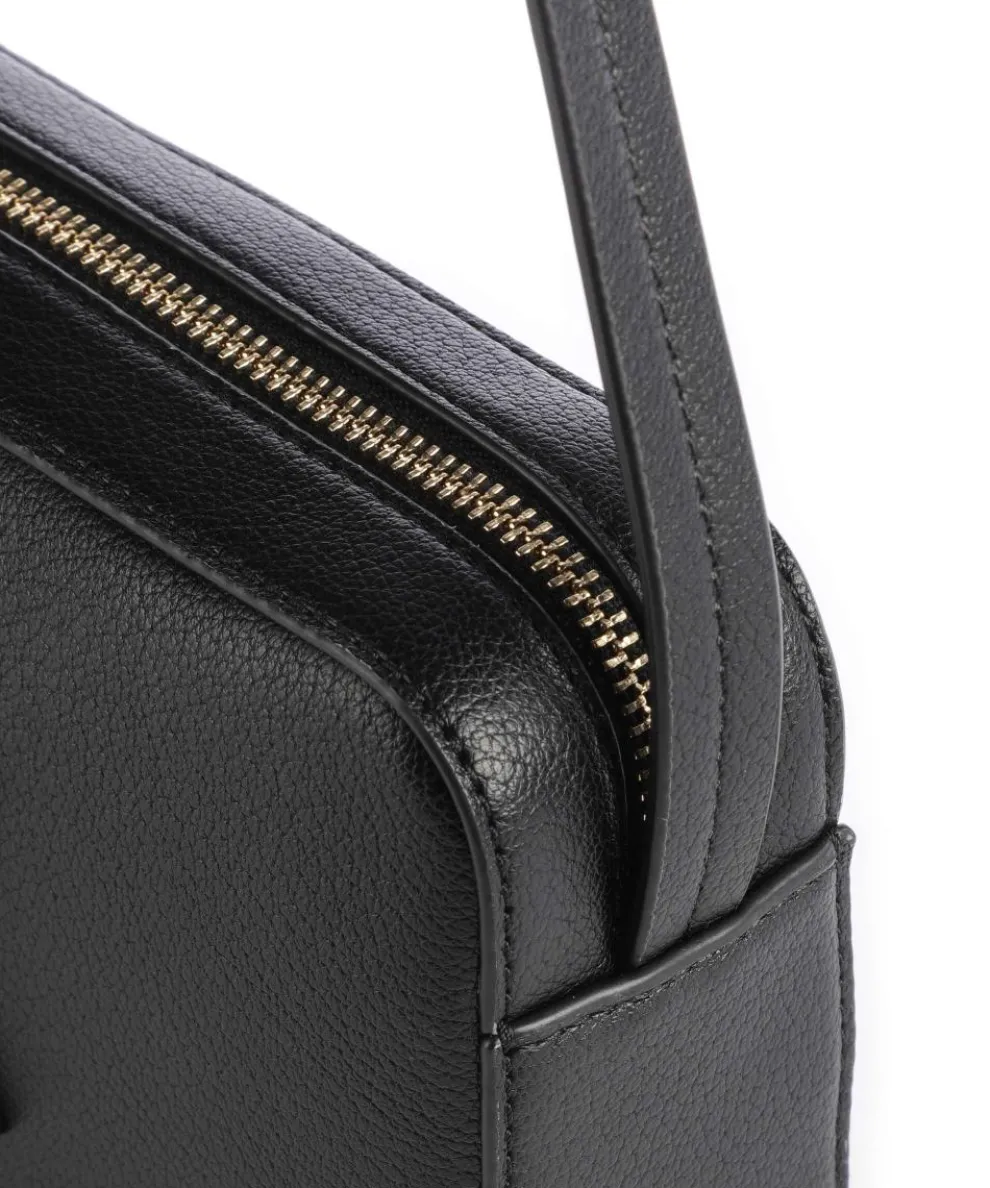 Milano Seventh Avenue Umhängetasche genarbtes Rindsleder schwarz