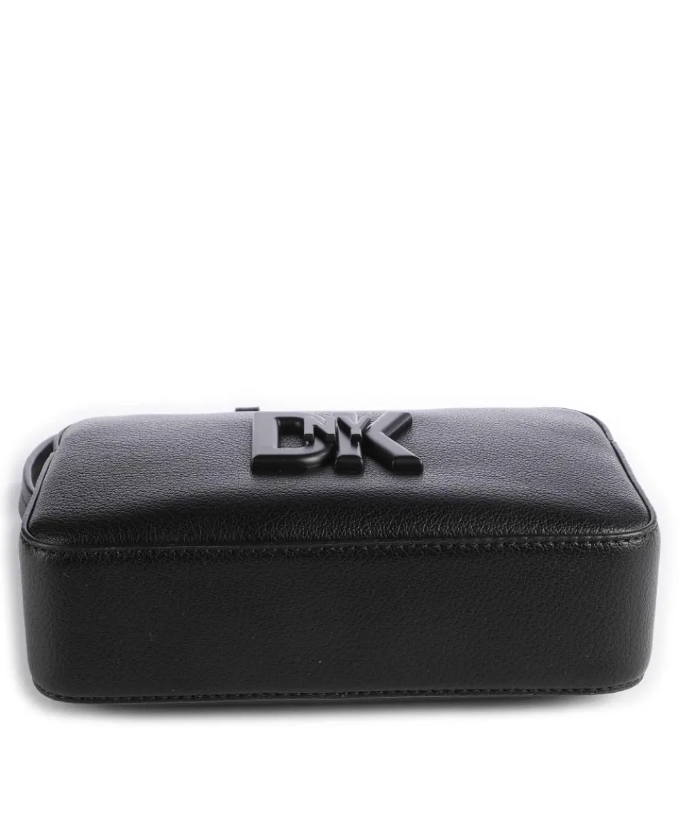 Milano Seventh Avenue Umhängetasche genarbtes Rindsleder schwarz