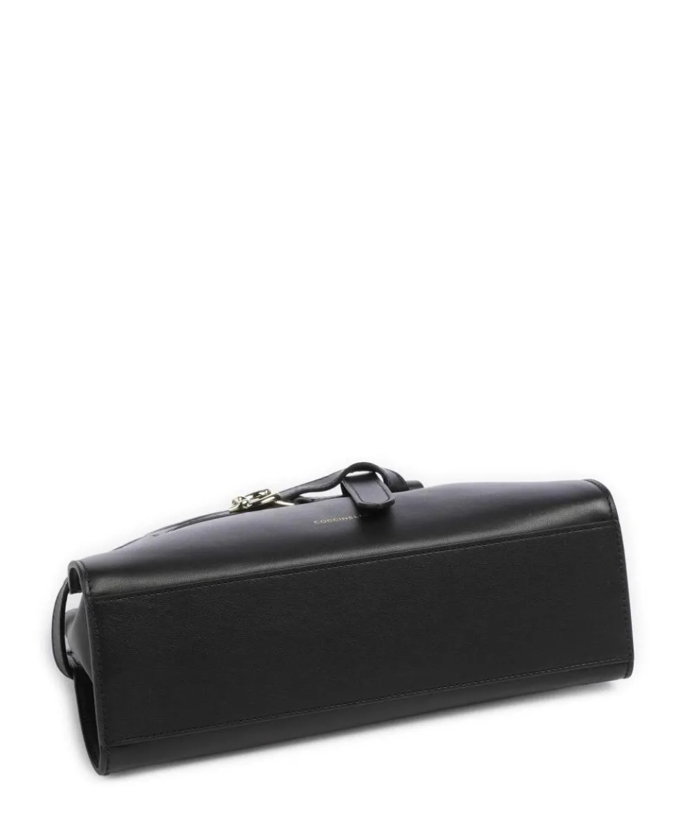 Sabine Handtasche fein genarbtes Rindsleder schwarz