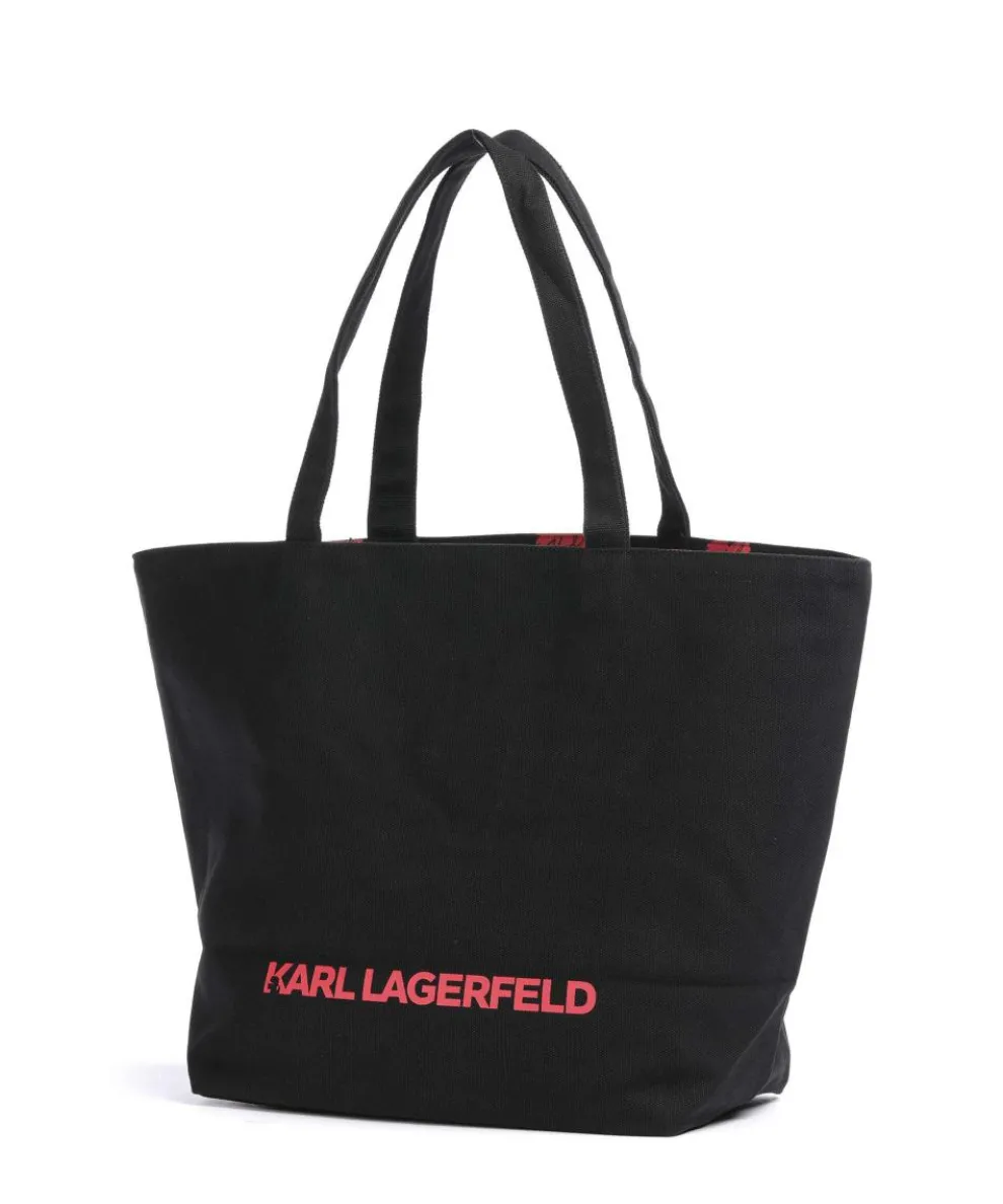 K/Hearts Shopper Canvas schwarz