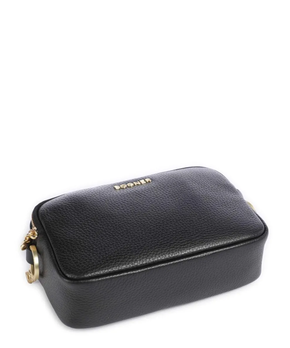 Wallis Avy Umhängetasche genarbtes Rindsleder schwarz