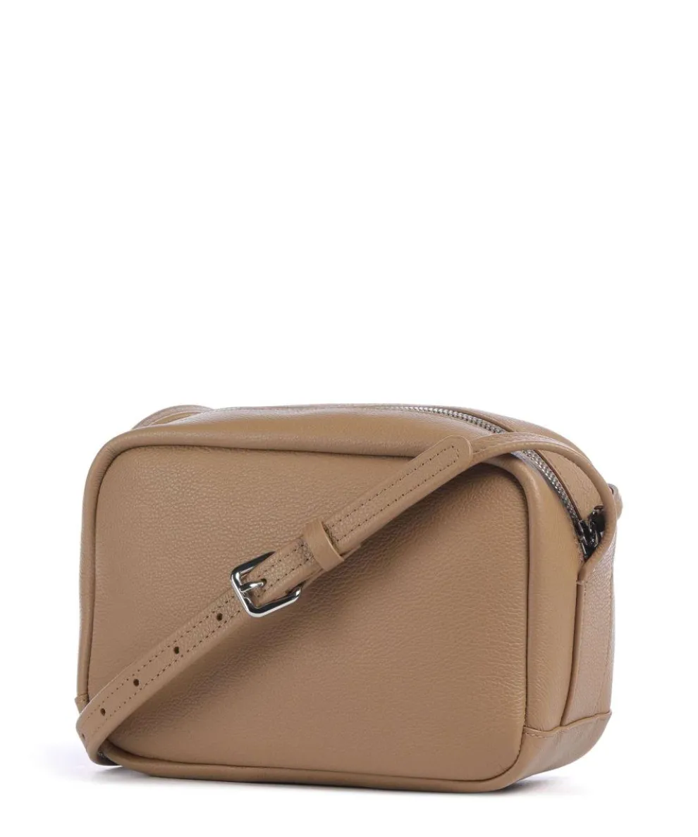 City Court Umhängetasche genarbtes Rindsleder natur