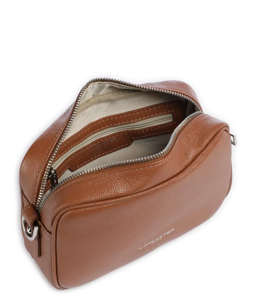 Milano AMA Umhängetasche genarbtes Rindsleder braun