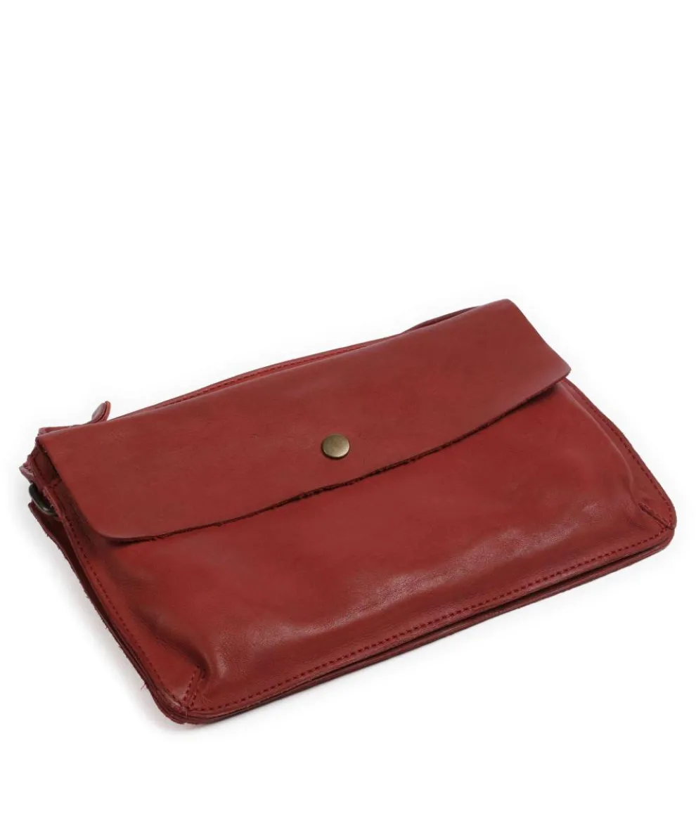 Submarine Umhängetasche weiches Rindsleder rot