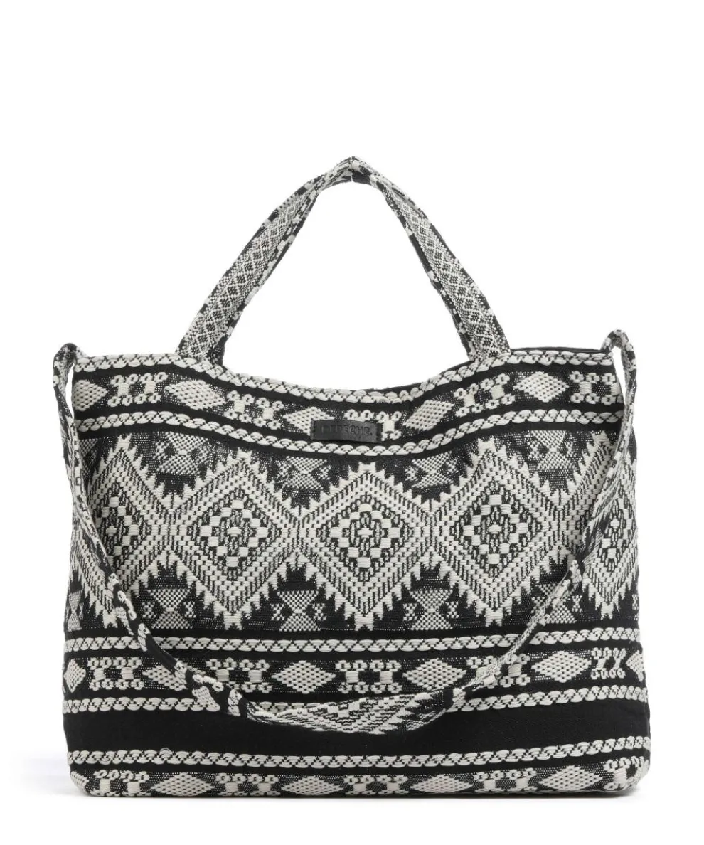 Soft Luxury Shopper Baumwolle schwarz/weiß