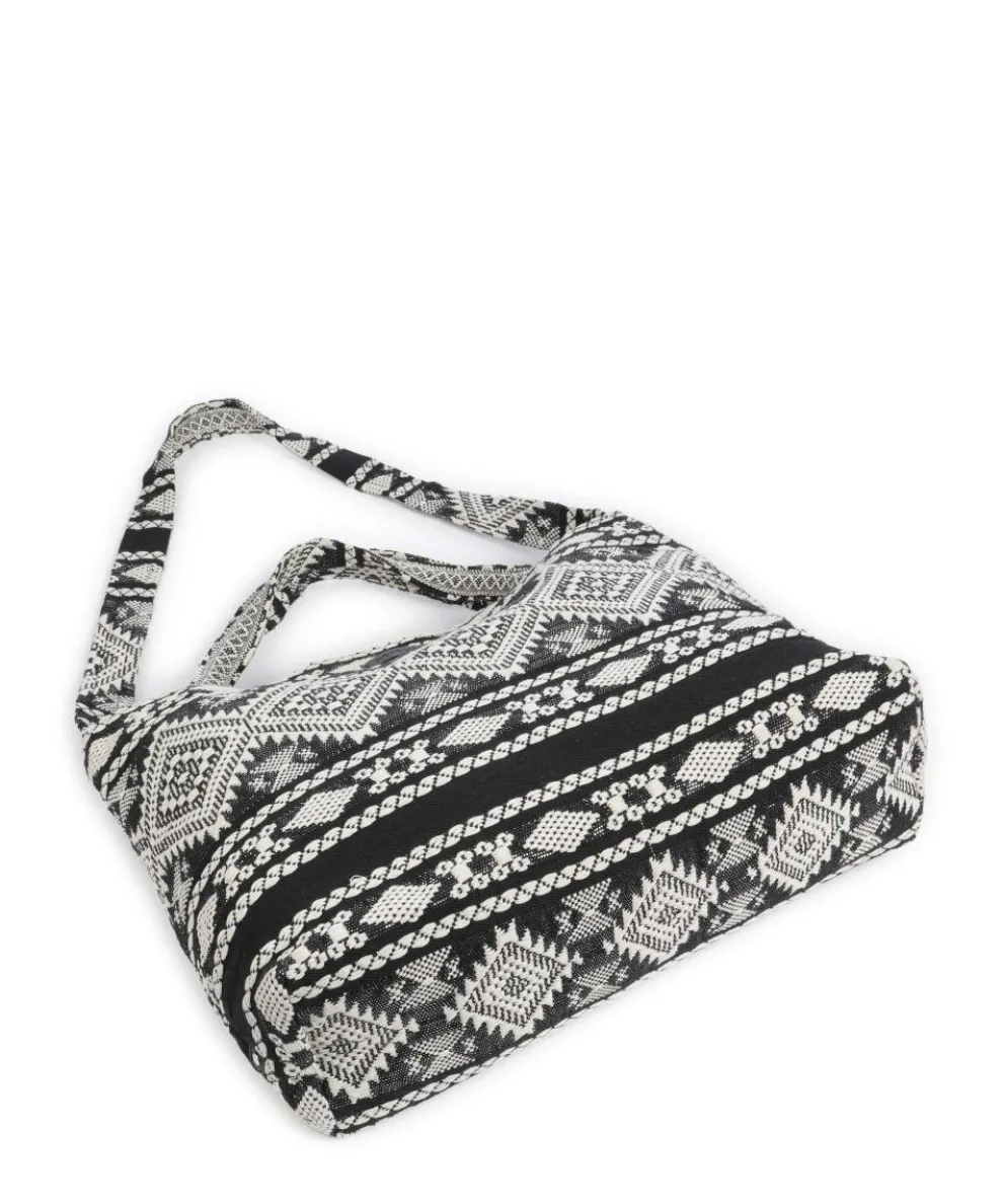 Soft Luxury Shopper Baumwolle schwarz/weiß