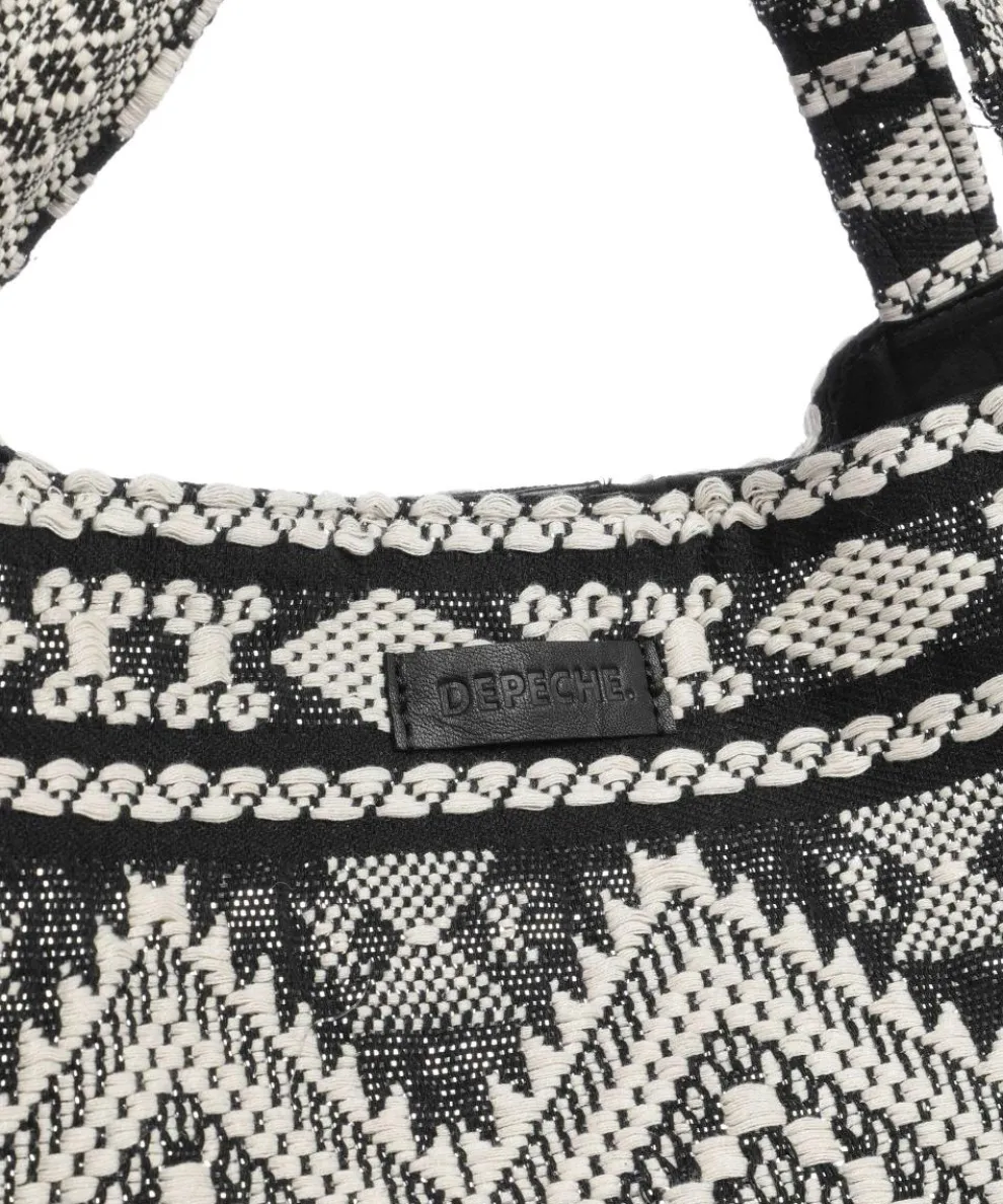 Soft Luxury Shopper Baumwolle schwarz/weiß