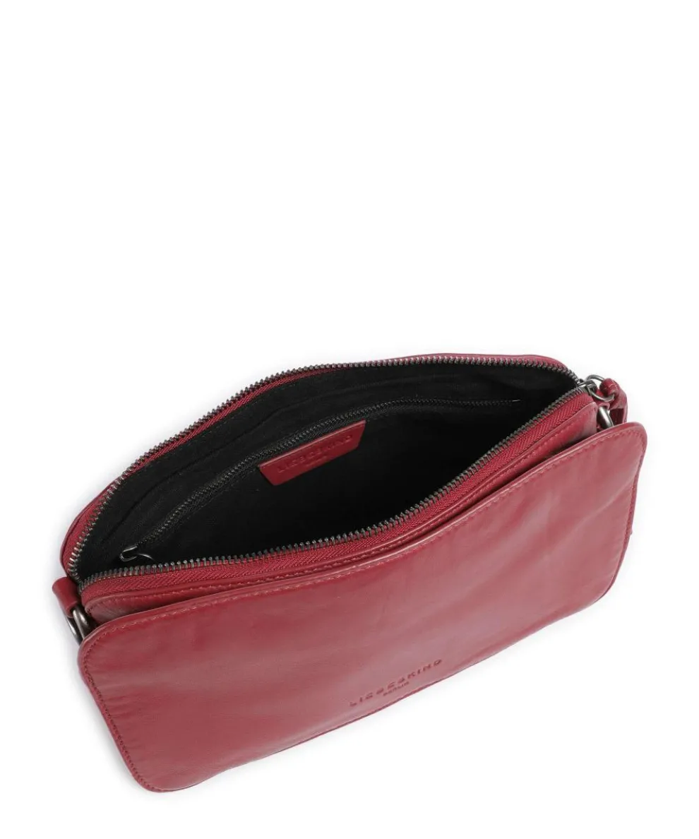 Clarice Sheep Natural Umhängetasche Schafsleder rot