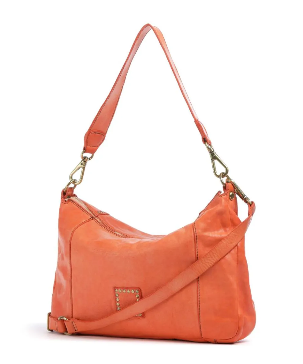 Beuteltasche Rindsleder orange