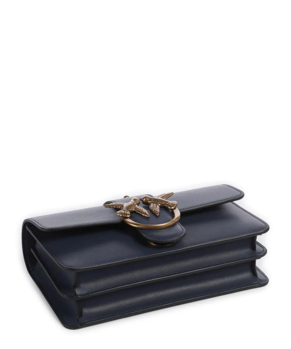 Love One Mini Umhängetasche fein genarbtes Kalbsleder dunkelblau