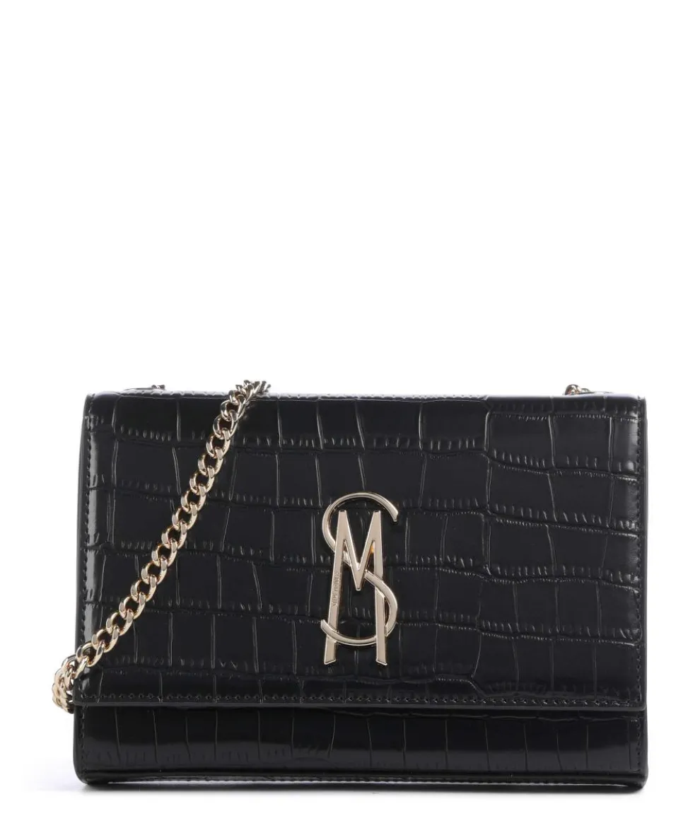 BRAMONIE Umhängetasche Lederimitat schwarz