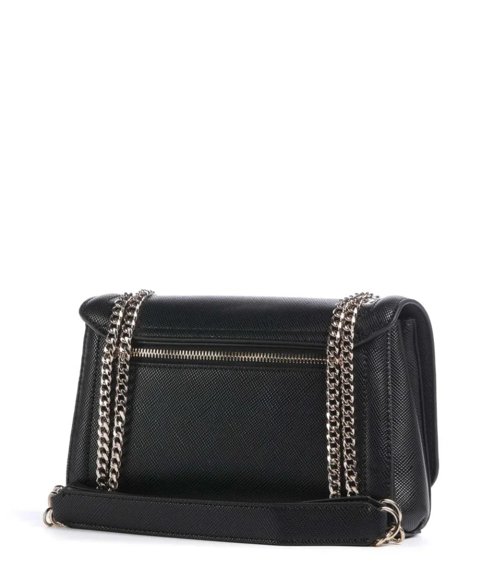 Noelle Schultertasche Lederimitat schwarz