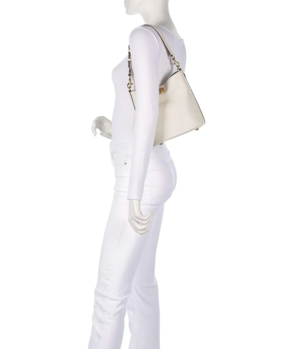 Willow Soft 19 Beuteltasche genarbtes Leder elfenbein