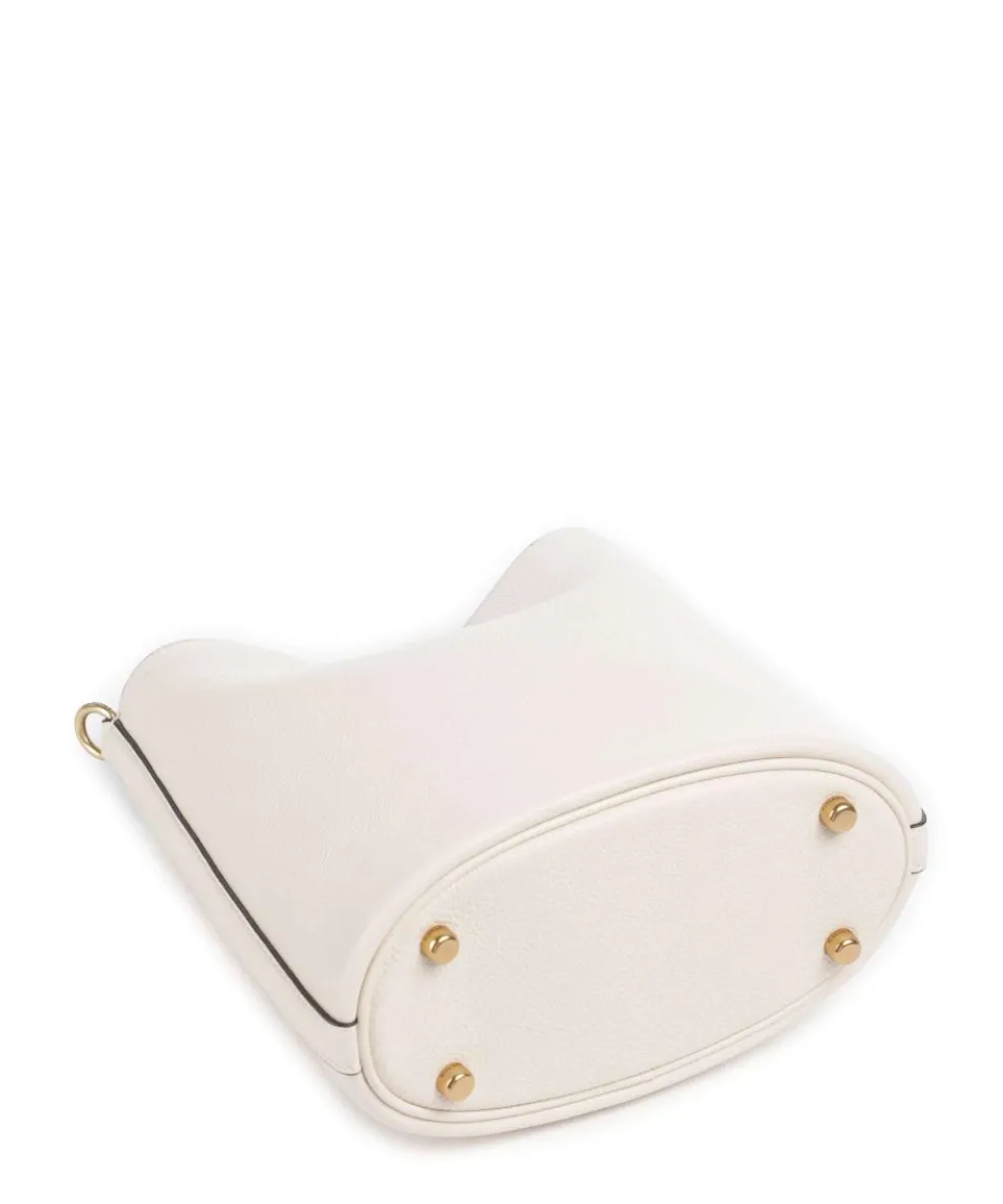 Willow Soft 19 Beuteltasche genarbtes Leder elfenbein